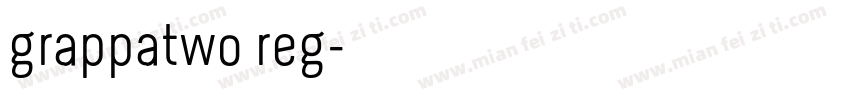 grappatwo reg字体转换